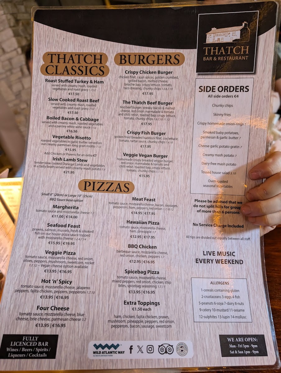 Menu Thatch Bar & Restaurant-4