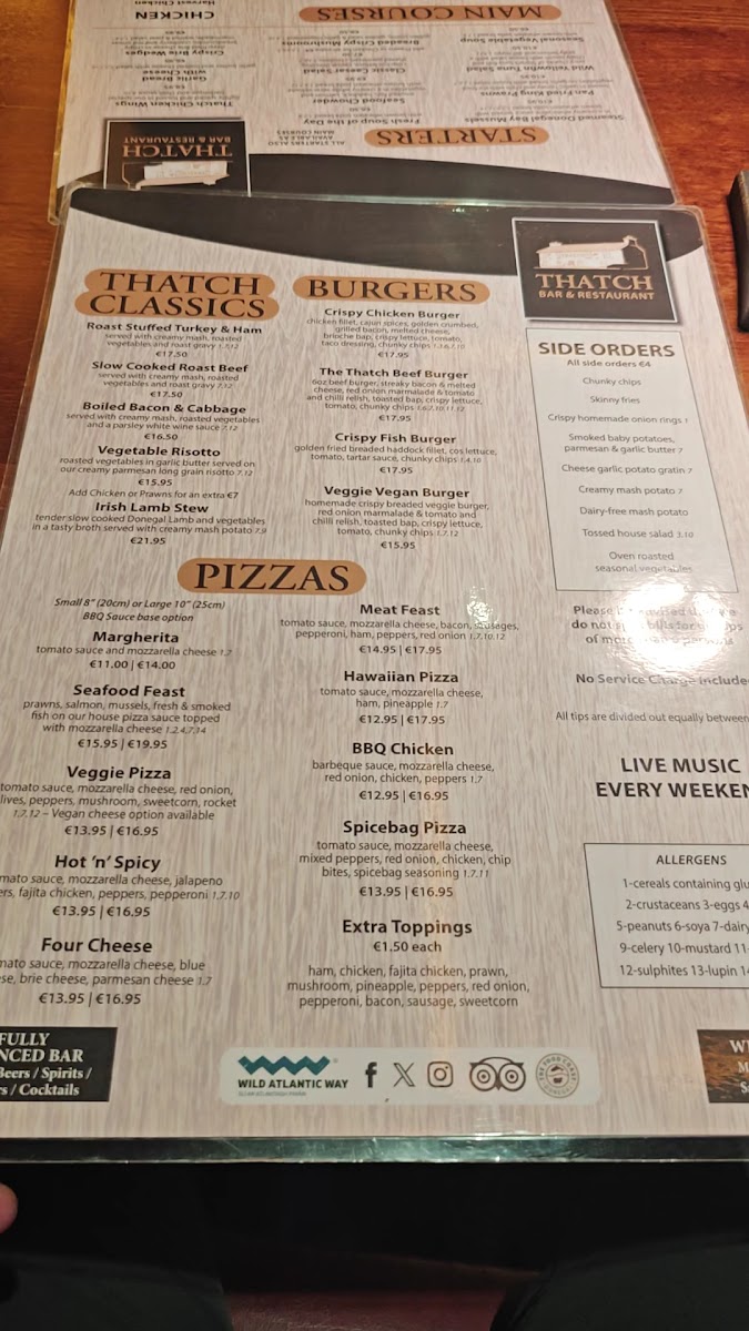 Menu Thatch Bar & Restaurant-7